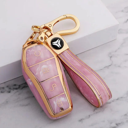 Gemstone-Inspired Car Key Case for BYD