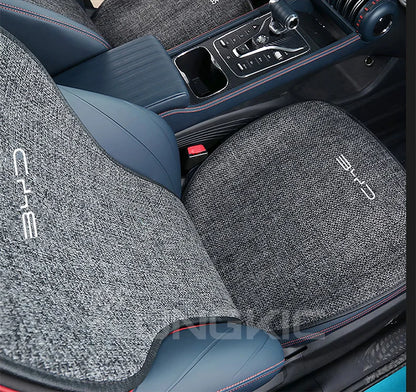 High-Quality Linen Car Seat Cover for BYD Atto 3 - Breathable and Comfortable Protection