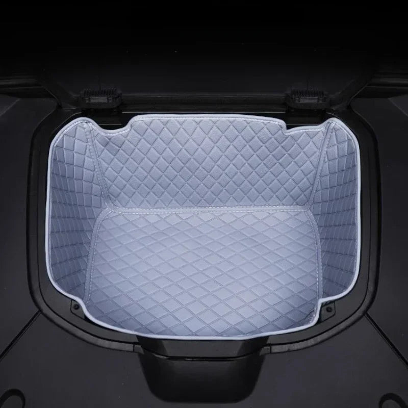 Leather Front Storage Box Pad for BYD Seal - Waterproof Trunk Mat & Interior Decor