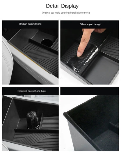 Organiser Box, Central Armrest Storage, Lower Storage Box for BYD Seal