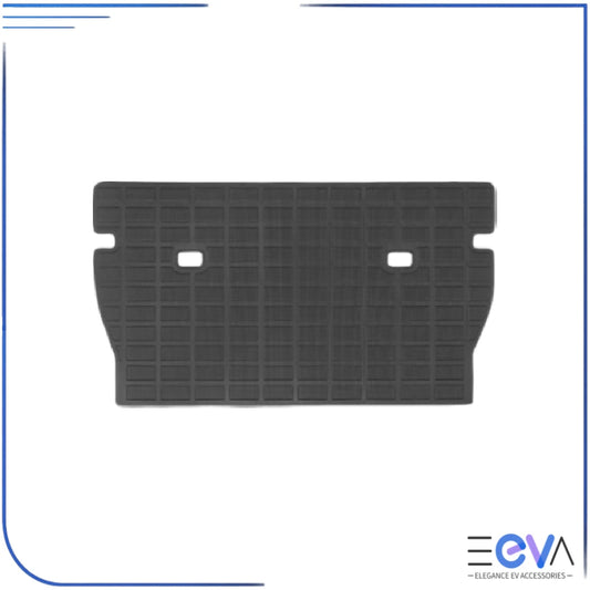BYD Atto 1 XPE seat back protector showing custom-fit rear-seat coverage from EEVA Store Australia.