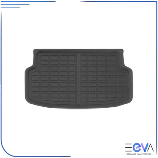 BYD Atto 1 XPE boot liner detail showing custom-fit cargo-area coverage from EEVA Store Australia.