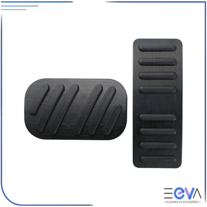 BYD Atto 2 and Atto 3 aluminium pedal covers in black from EEVA Store Australia