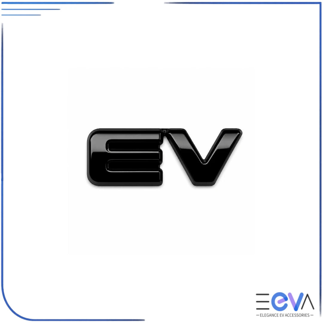 BYD Atto 2 EV badge cover in gloss black finish from EEVA Store Australia