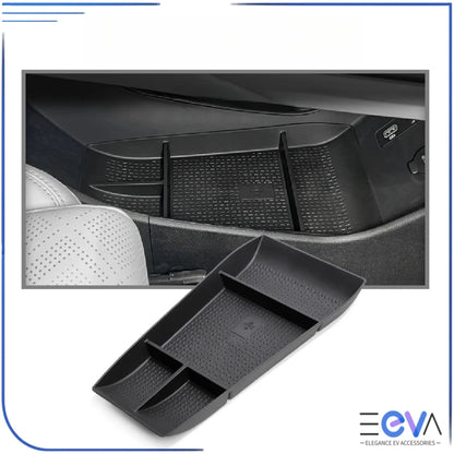 BYD Atto 2 lower console organiser displayed with installed view and standalone tray design for added storage from EEVA Store Australia.