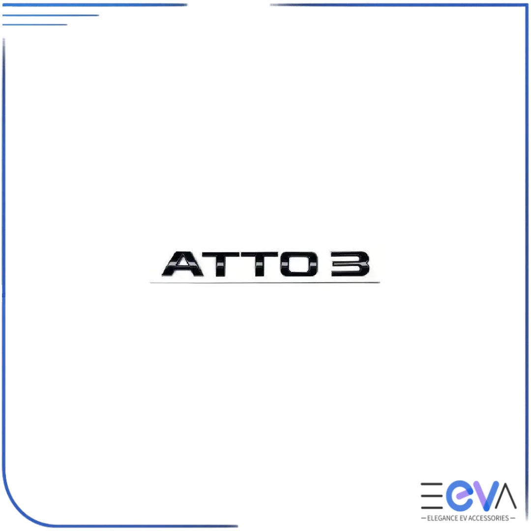 BYD Atto 3 ATTO 3 tailgate badge decal from EEVA Store Australia