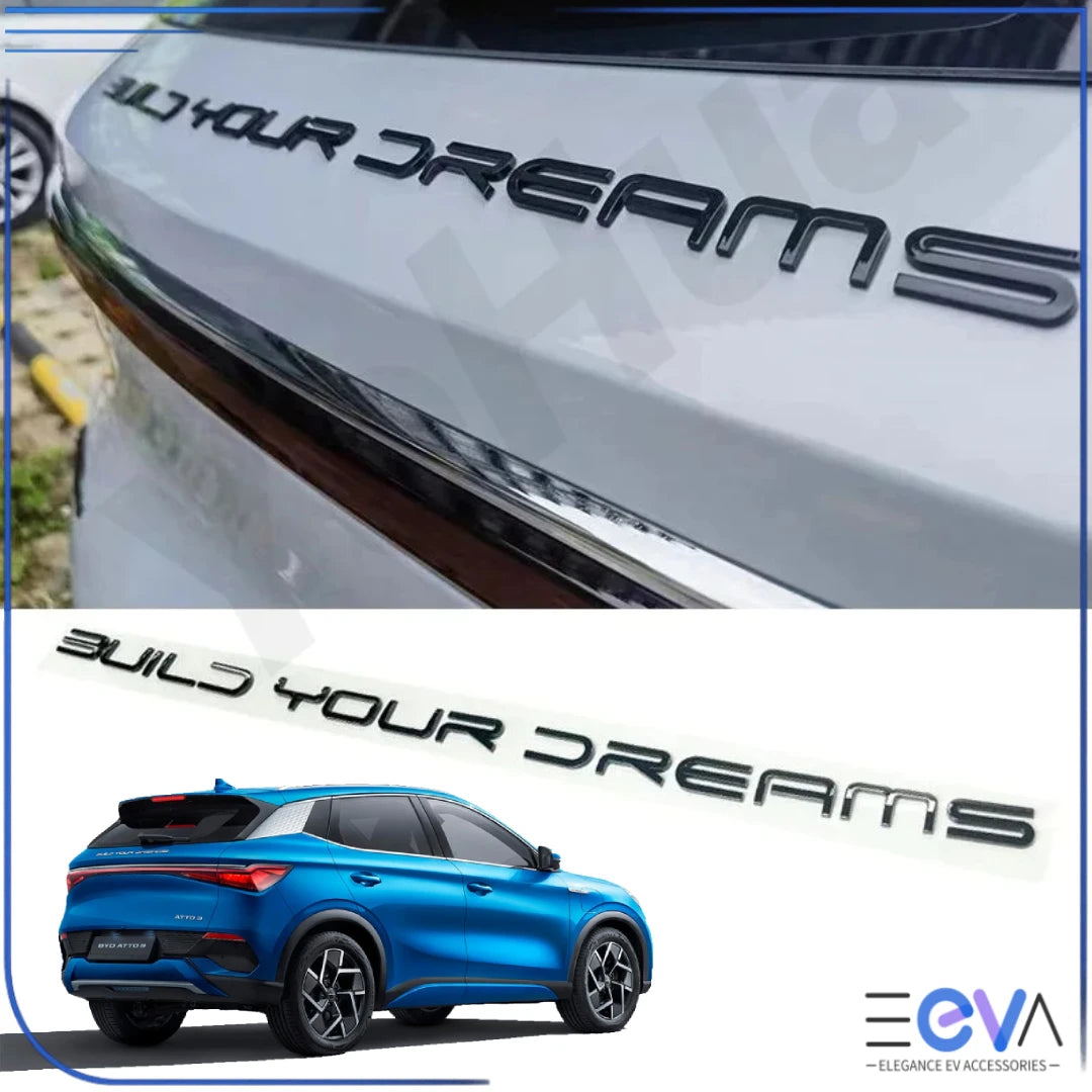 BYD Atto 3 Emblem Badge Decals from EEVA Store Australia
