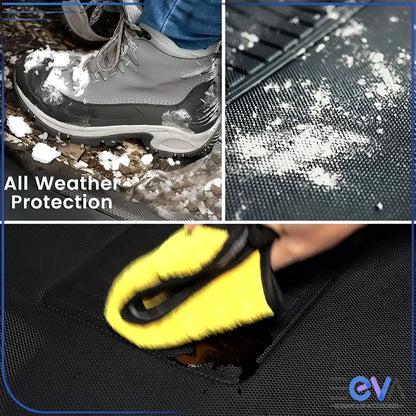 BYD Atto 3 XPE floor mats showing all-weather cabin protection from EEVA Store Australia.