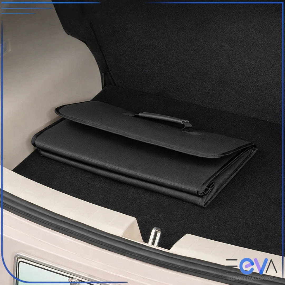 BYD Boot Storage Box folded flat for easy storage from EEVA Store Australia.