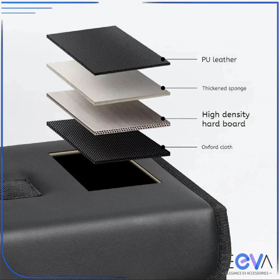 BYD Boot Storage Box material layers diagram from EEVA Store Australia.