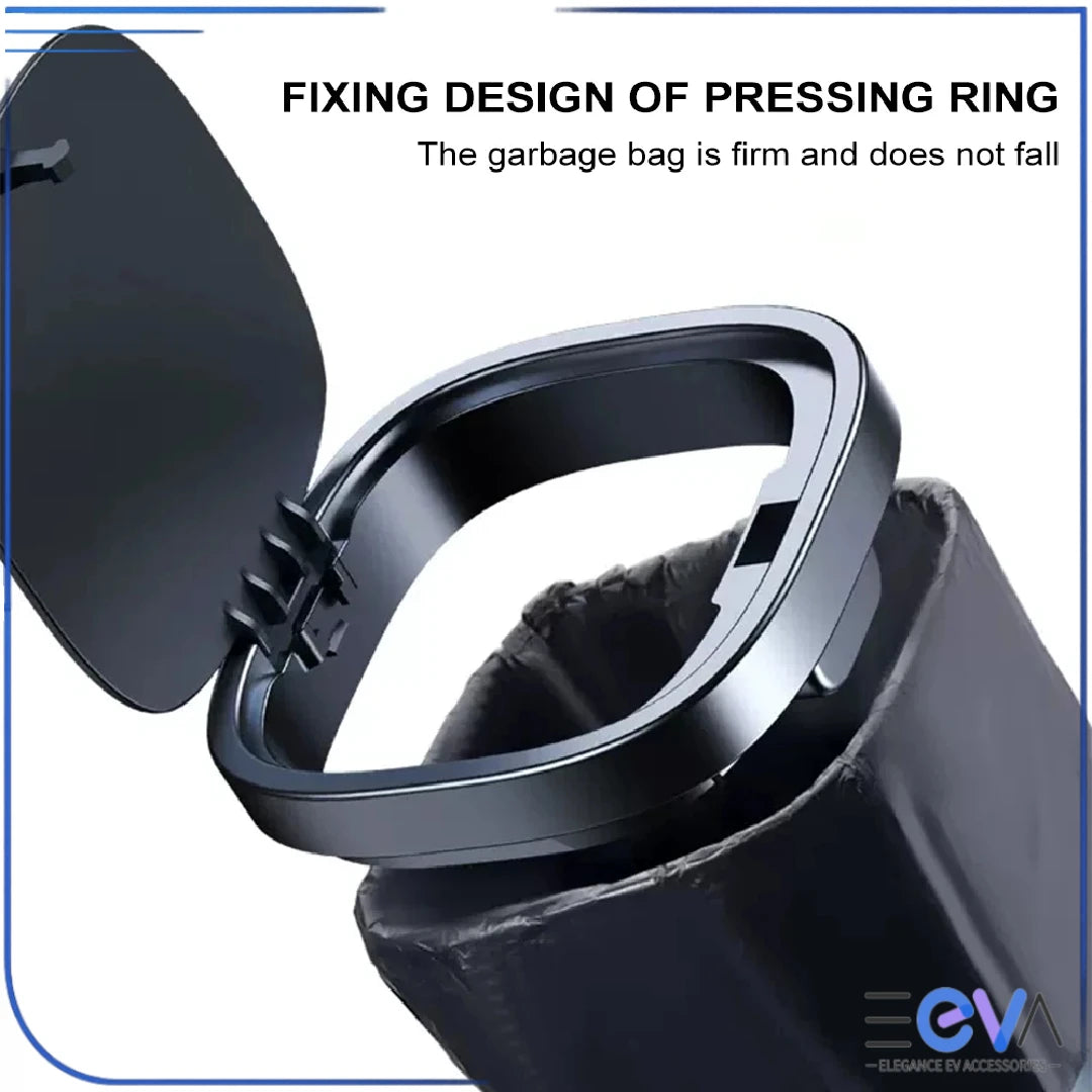 BYD car trash bin with internal fixing ring holding liner securely in place without slipping from EEVA Store Australia.