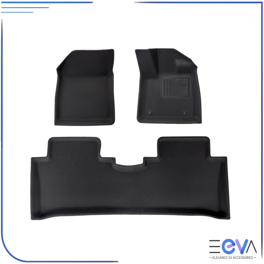 3-piece XPE floor mats set for BYD Dolphin by EEVA Store