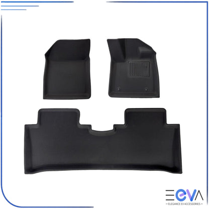 3-piece XPE floor mats set for BYD Dolphin by EEVA Store