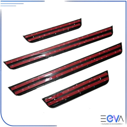 BYD stainless steel door sill scuff plates with strong adhesive backing for secure installation and long-lasting fit from EEVA Store Australia.
