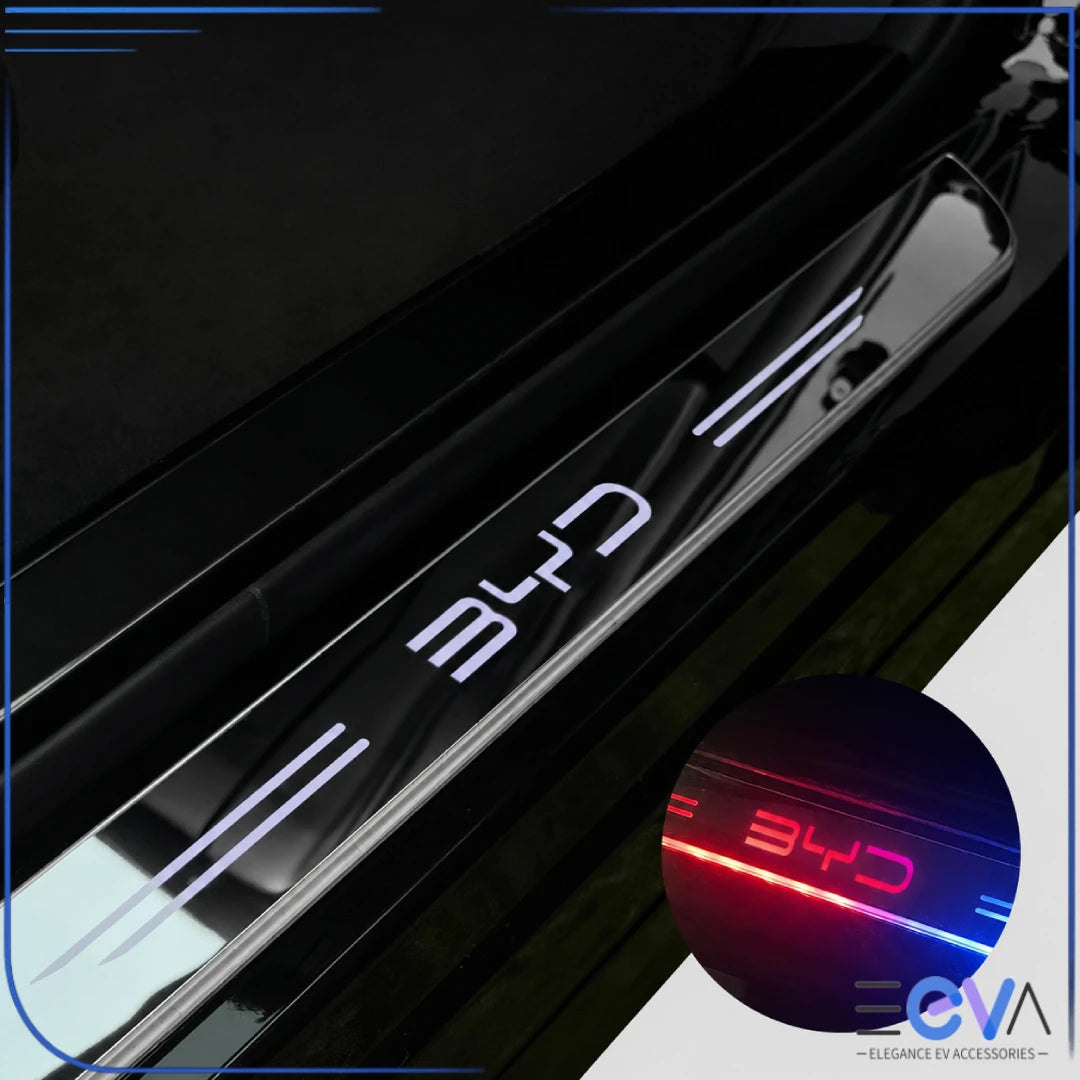 BYD Illuminated Door Sill Scuff Plates from EEVA Store Australia