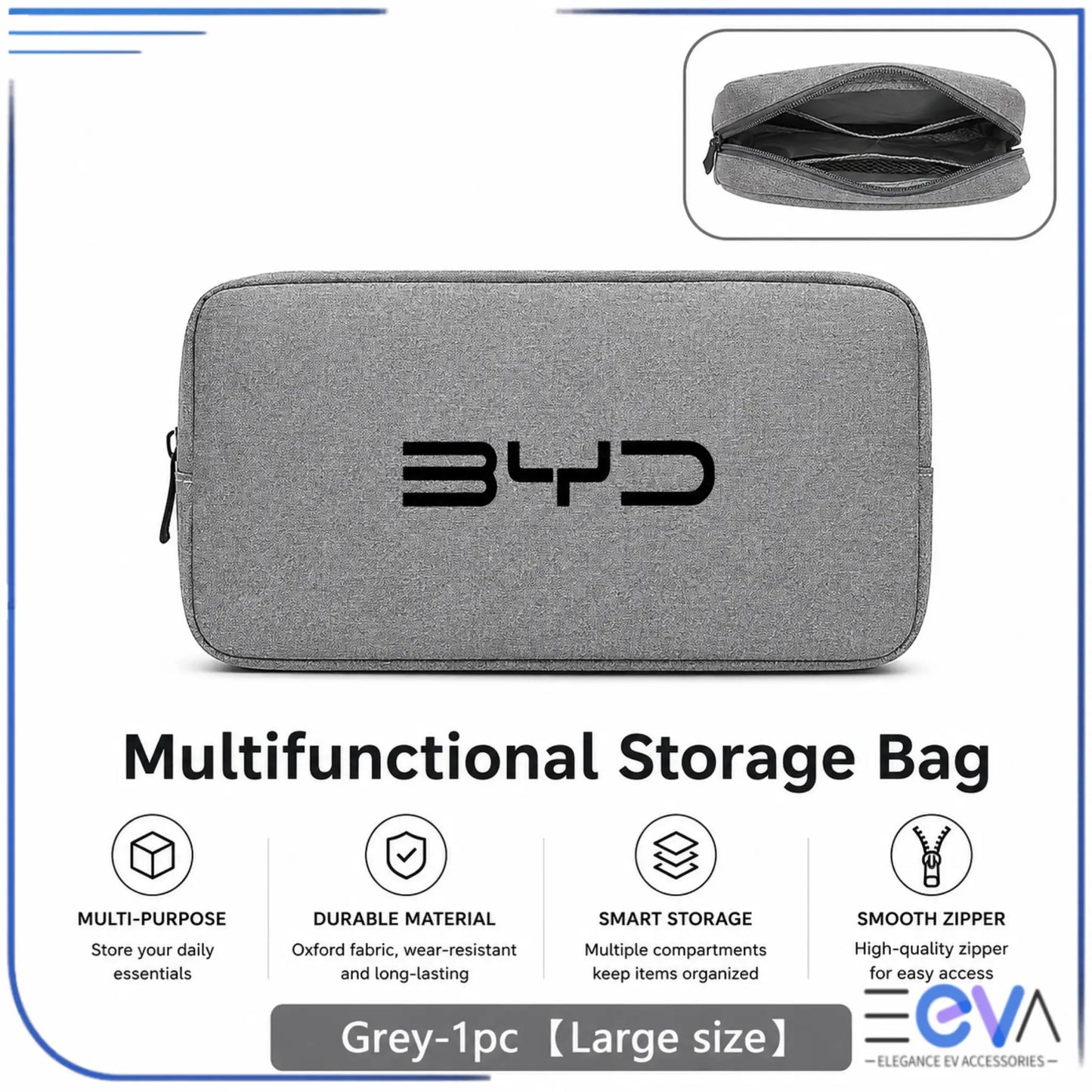 BYD Portable Gadget Organiser Pouch