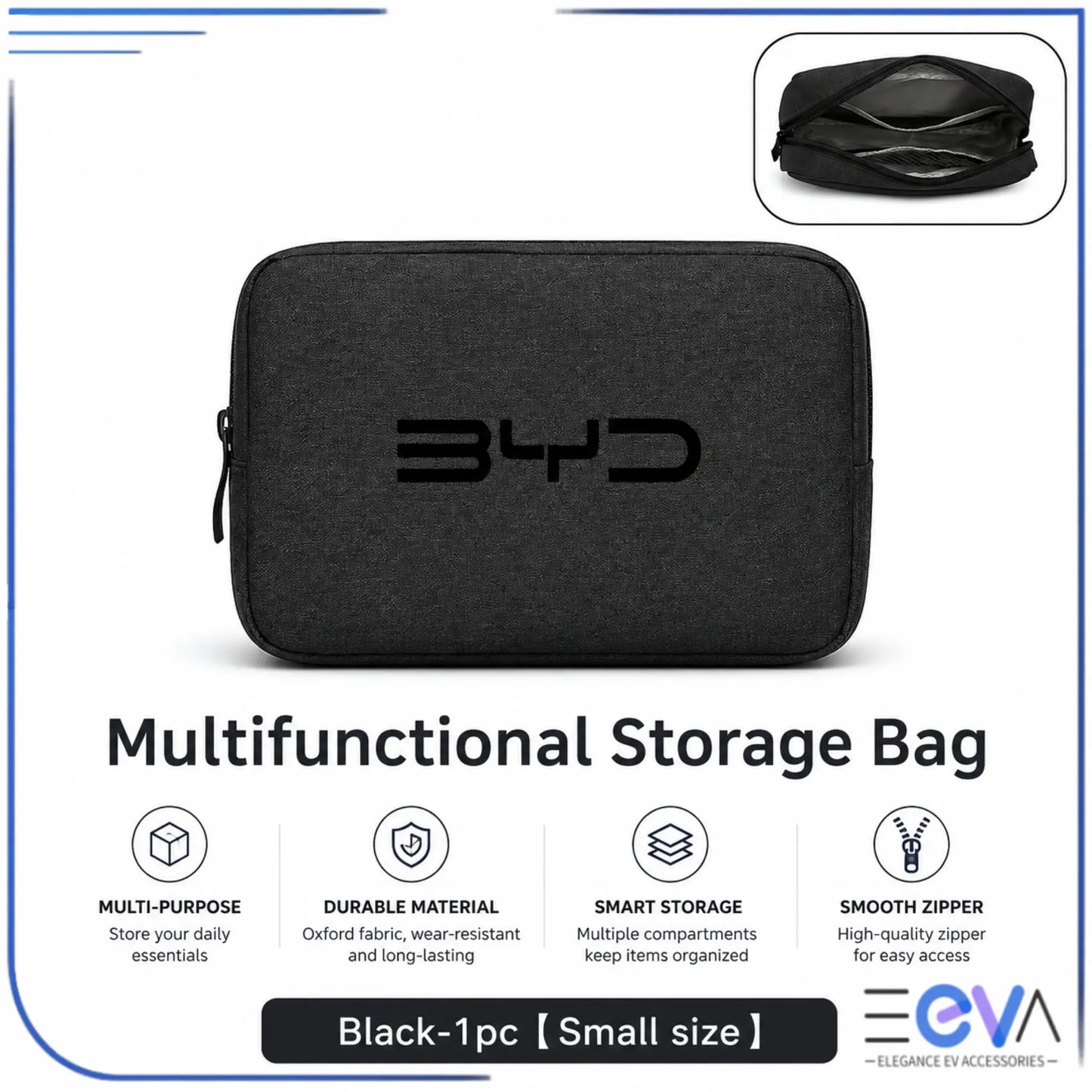 BYD Portable Gadget Organiser Pouch