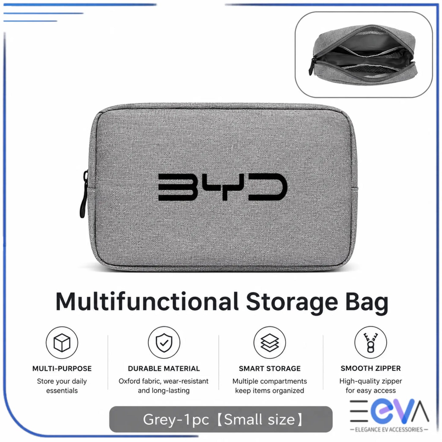 BYD Portable Gadget Organiser Pouch