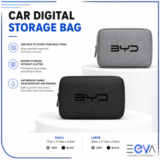 BYD Portable Gadget Organiser Pouch byd gadget organiser pouch storage bag from EEVA Store Australia.