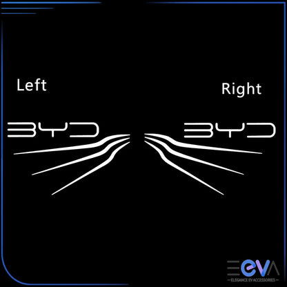 BYD HD Laser Door Puddle Lights with Wing logo projection – stylish no-glare design by EEVA Store
