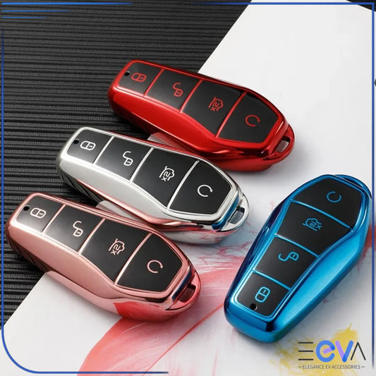 BYD key case cover showing all colour options together with soft TPU protection and slim everyday fit from EEVA Store Australia.