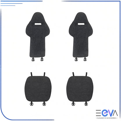 3-piece all-season linen seat cover set for BYD vehicles from EEVA Store
