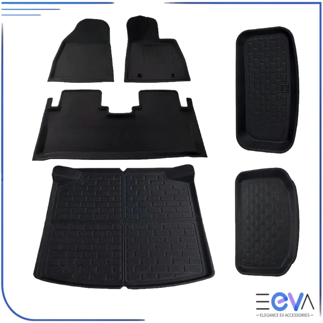 6-piece XPE floor mats and boot liner full set for BYD Seal from EEVA Store