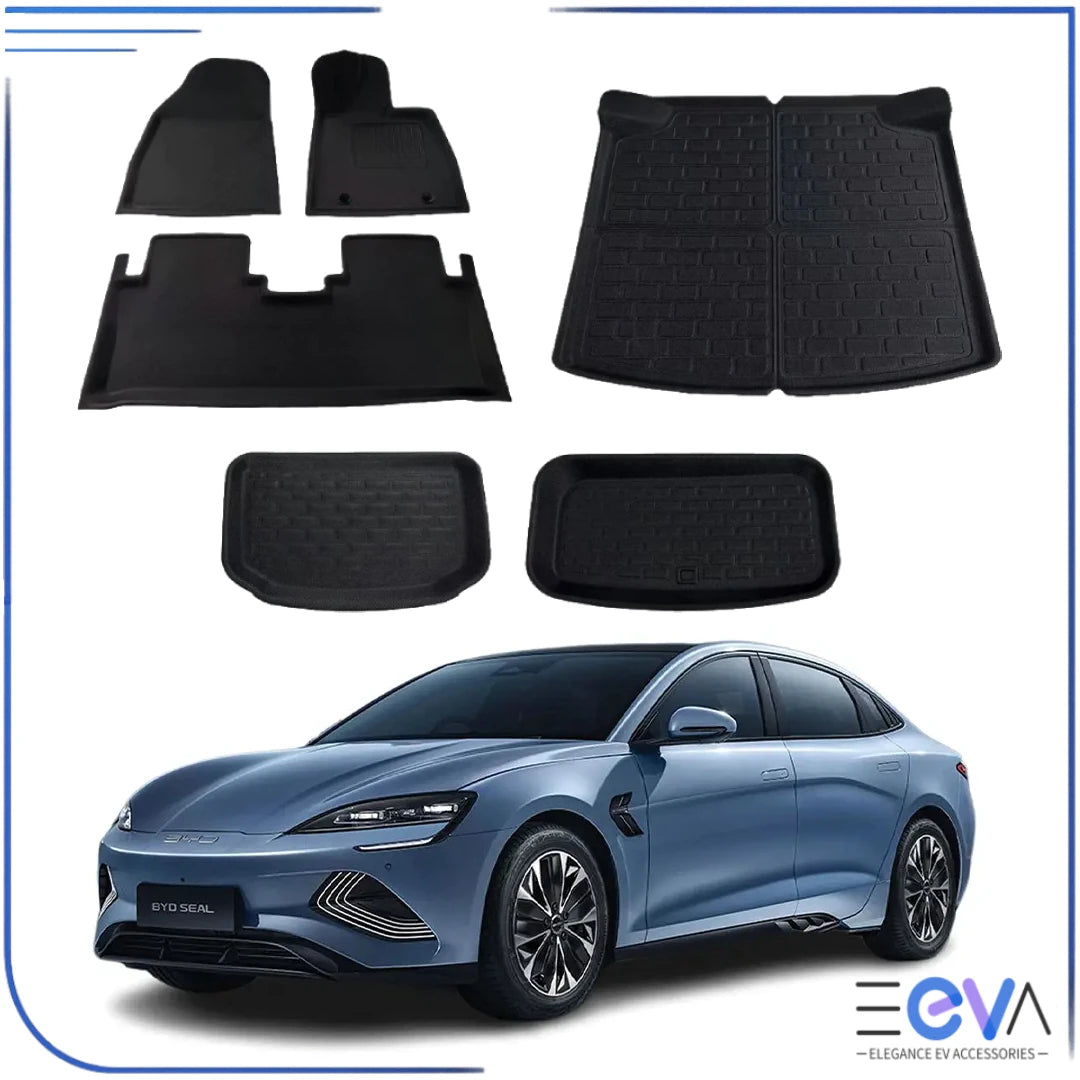 XPE floor mats and boot liner full set for BYD Seal from EEVA Store