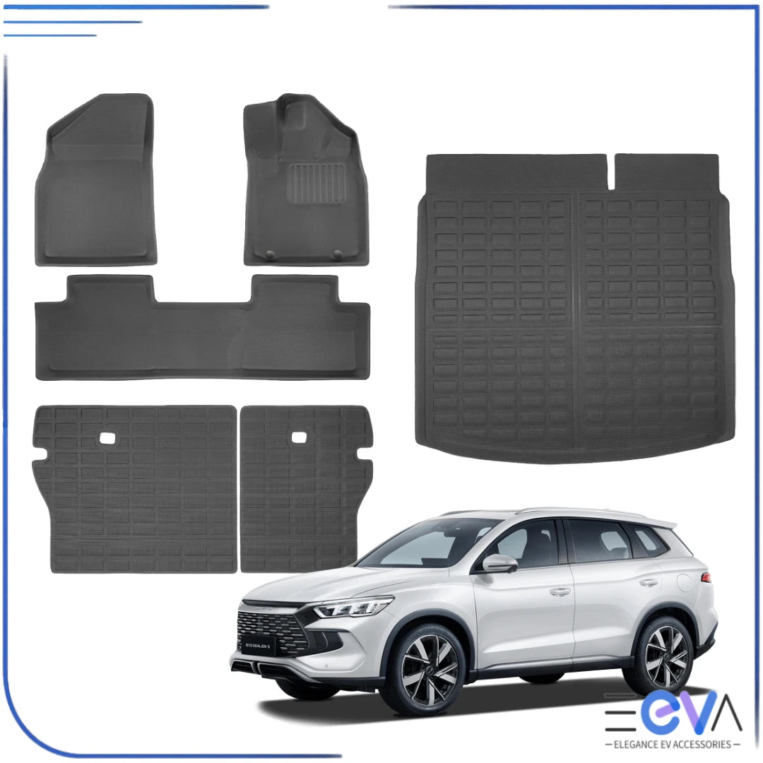 BYD Sealion 5 XPE Floor Mats & Boot Liner from EEVA Store Australia