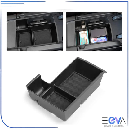 BYD Sealion 6 armrest storage tray with breaker holder slot installed in centre armrest from EEVA Store Australia