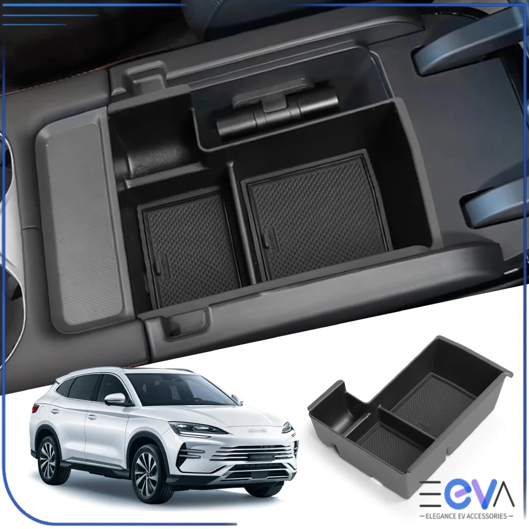 BYD Sealion 6 armrest storage tray with window breaker holder slot from EEVA Store Australia