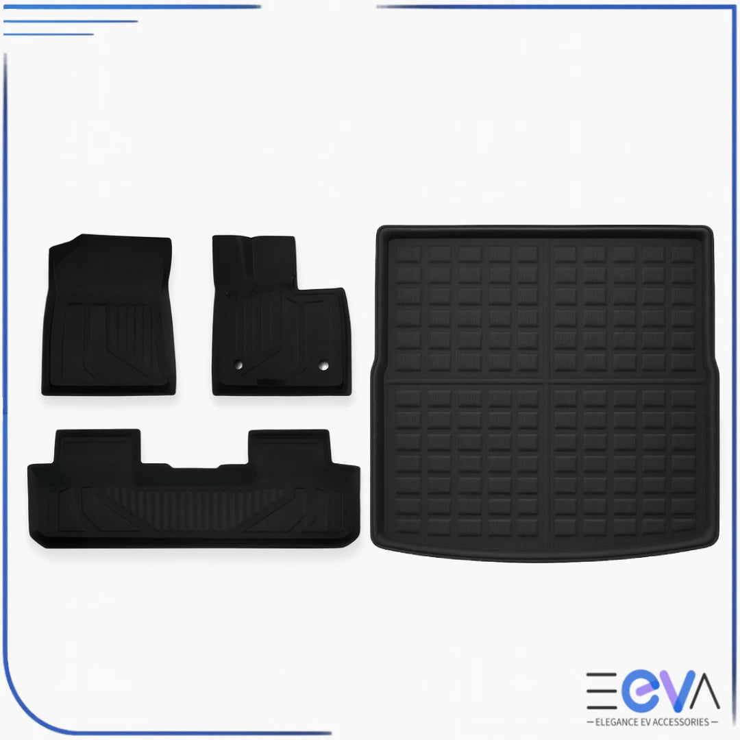 BYD Sealion 6 Essential XPE floor mats and boot liner 4-piece protection set by EEVA Store