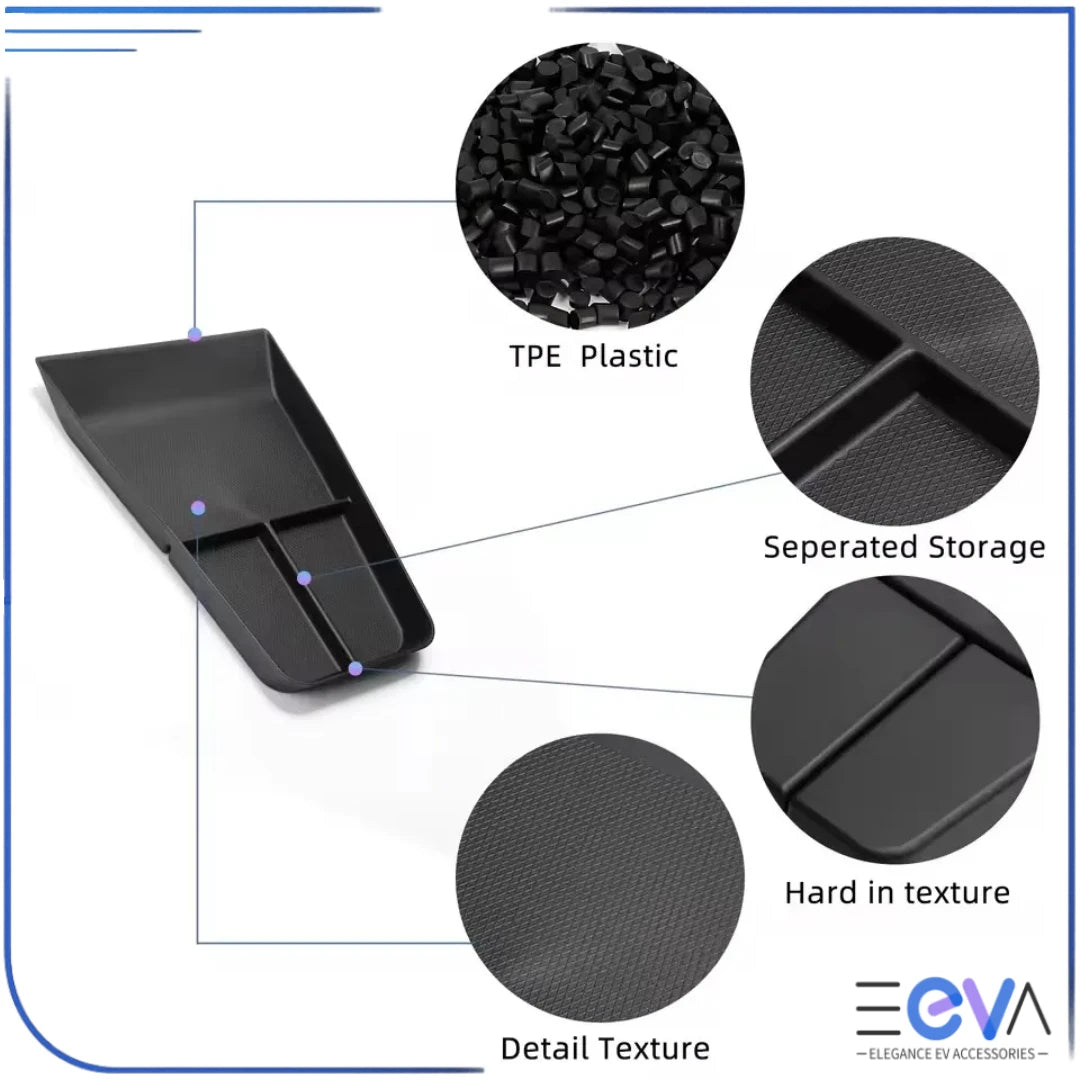 BYD Sealion 6 lower console storage tray TPE material and texture detail from EEVA Store
