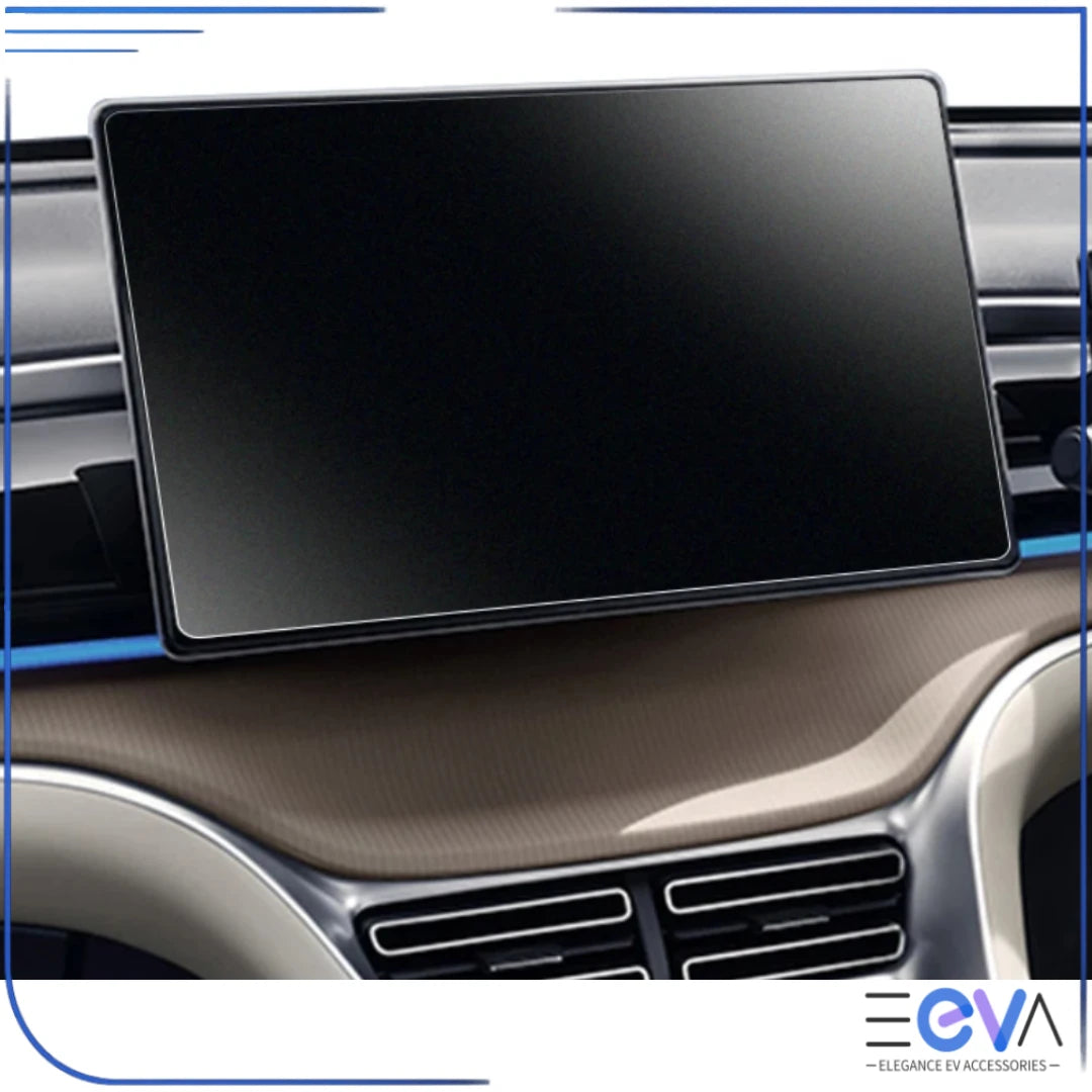 BYD Sealion 6 tempered glass screen protector with clean black display installed from EEVA Store Australia
