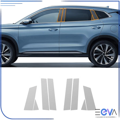 BYD Sealion 6 B and C pillars TPU protection film – clear finish for paint safety from EEVA Store