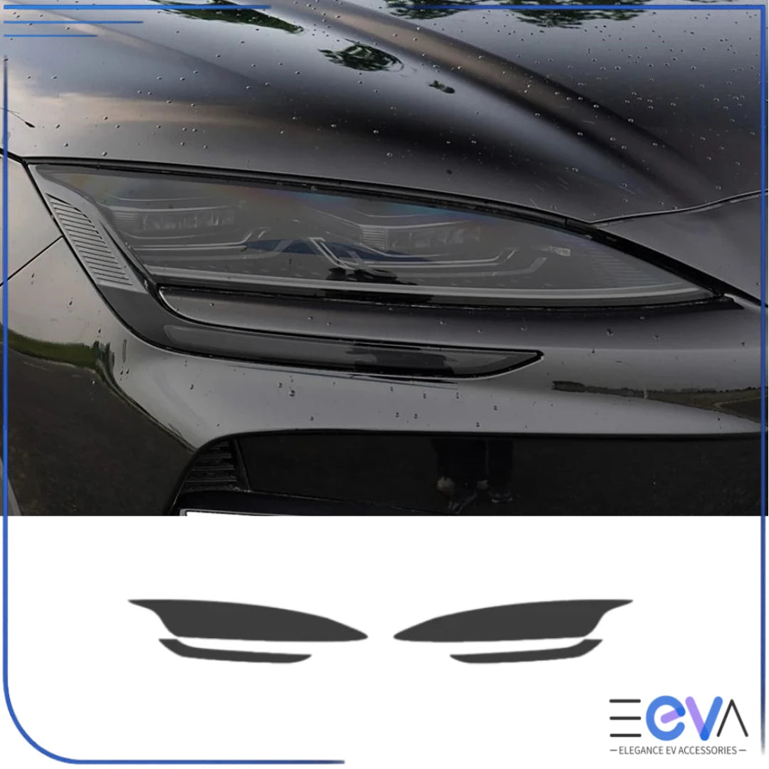 BYD Sealion 6 smoked headlight styling TPU film – tinted 2-piece set from EEVA Store