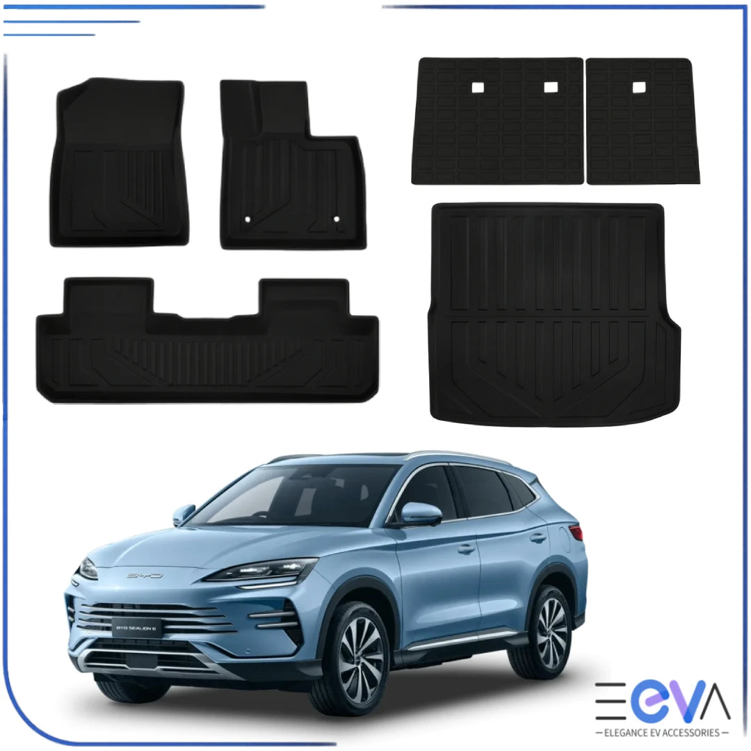 BYD Sealion 6 custom-fit XPE floor mats and boot liner full set by EEVA Store