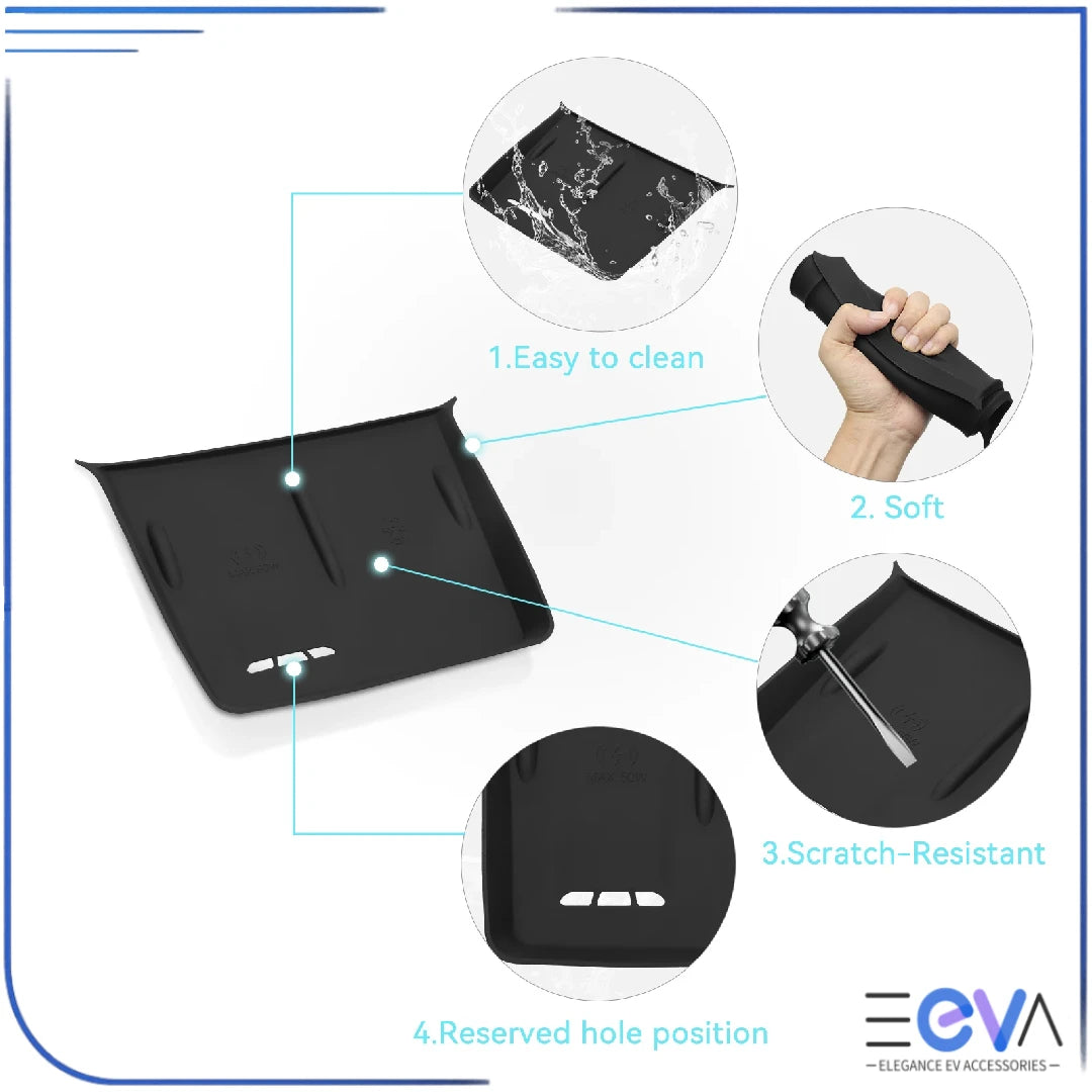BYD Sealion 7 wireless charging pad cover features and anti-slip design by EEVA Store