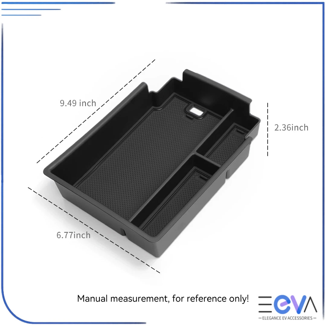 Dimensions and design of BYD Sealion 7 centre console organiser by EEVA Store