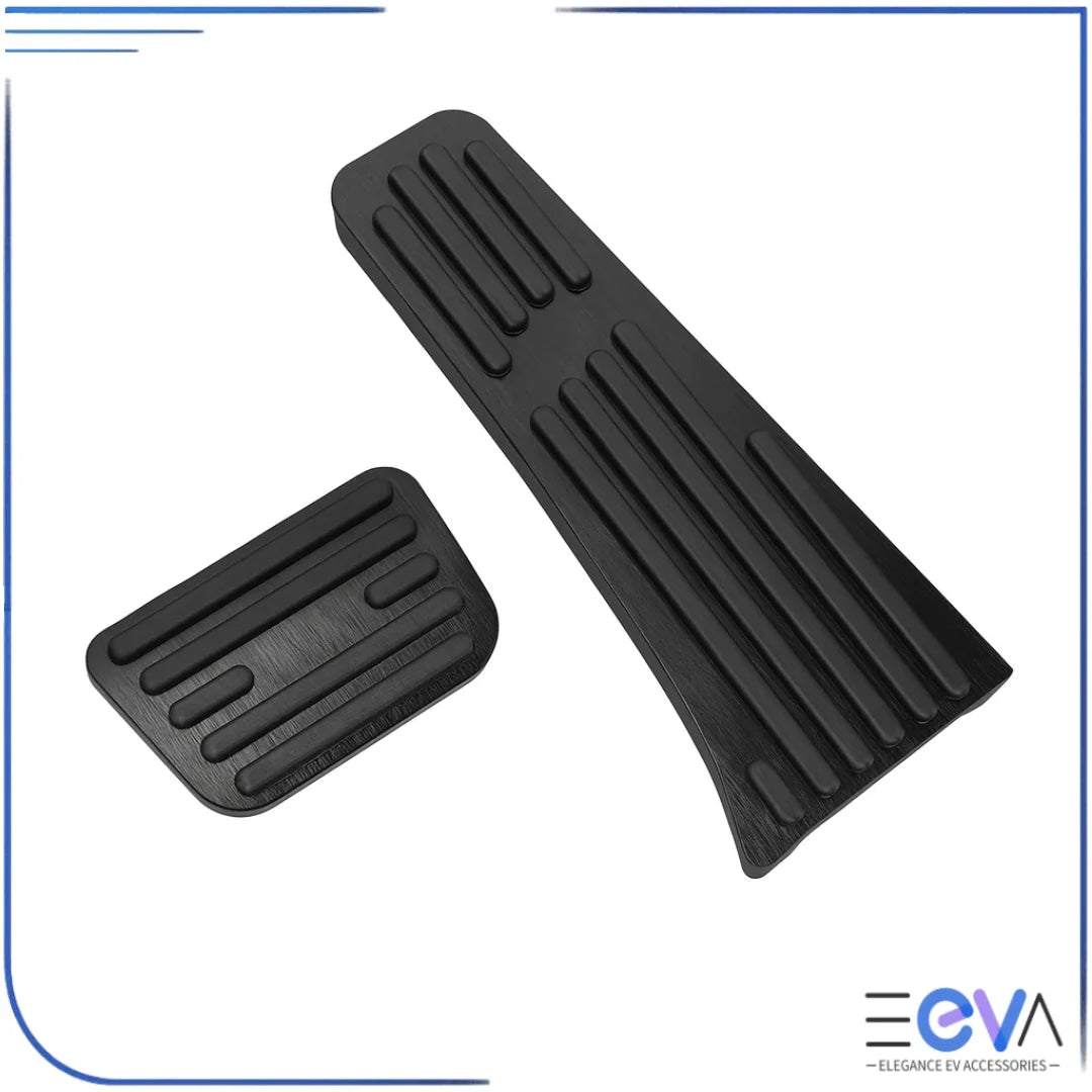 BYD Sealion 7 black aluminium brake and accelerator pedal covers from EEVA Store Australia.