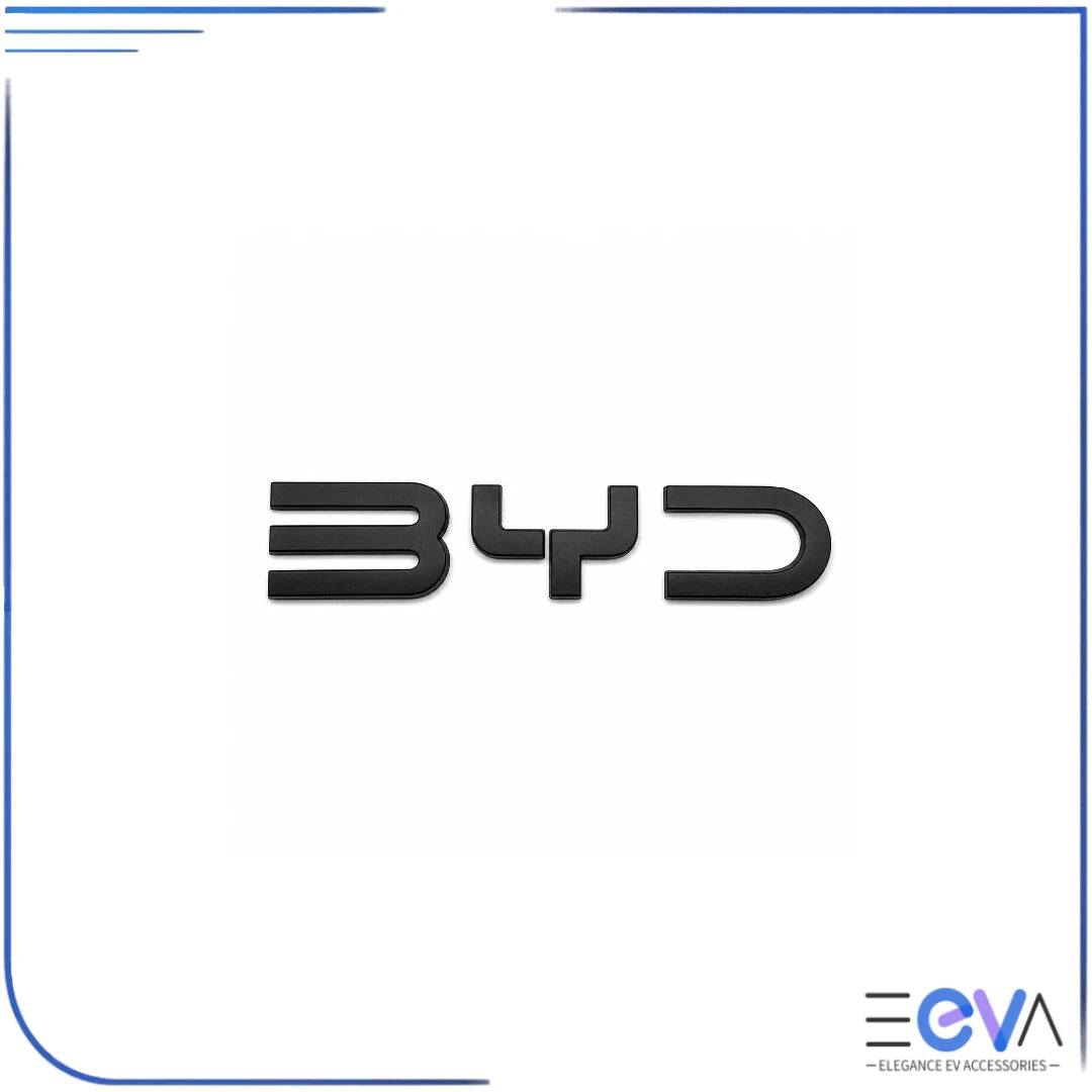 BYD Sealion 7 BYD badge cover in matte black finish from EEVA Store Australia