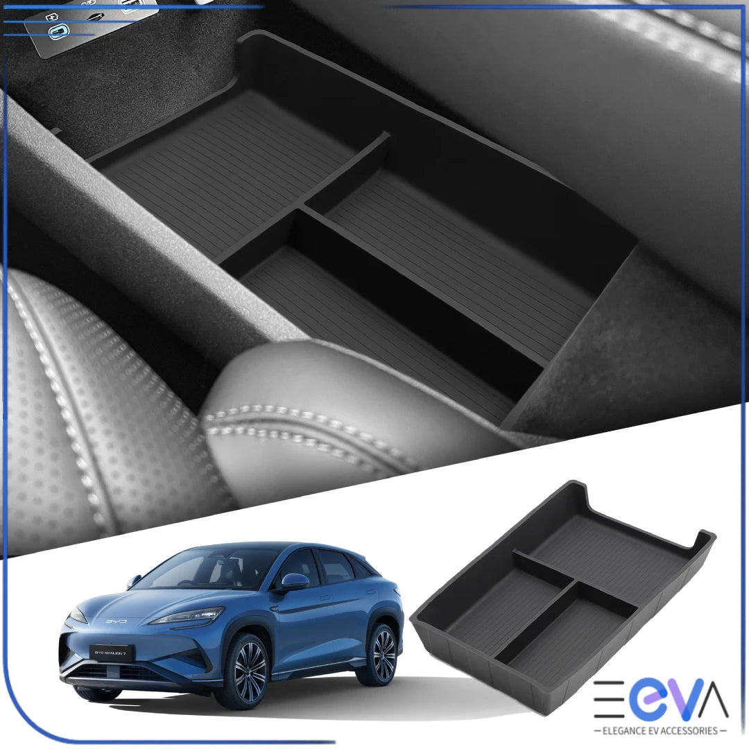 BYD Sealion 7 lower storage box installed under centre console by EEVA Store