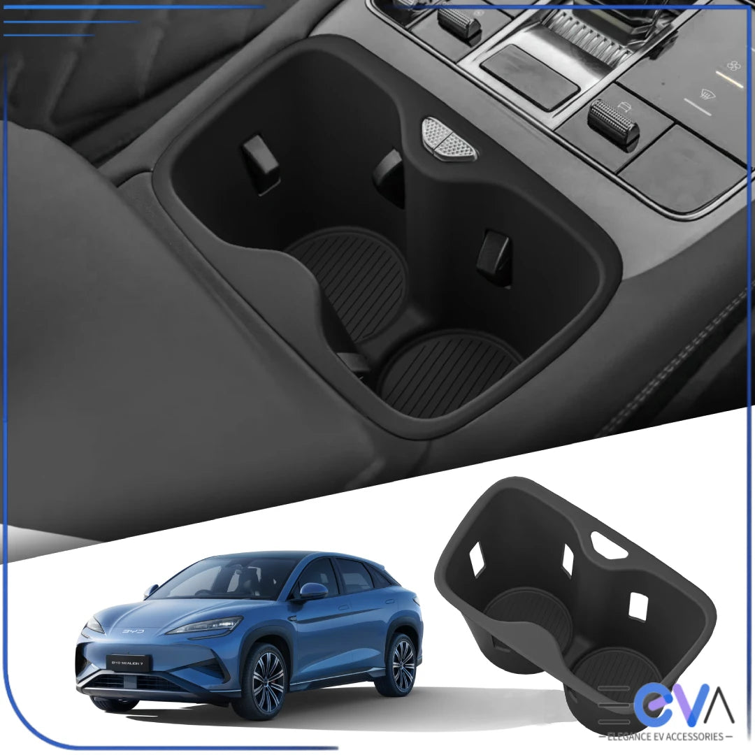 BYD Sealion 7 central control cup holder insert with snug fit by EEVA Store