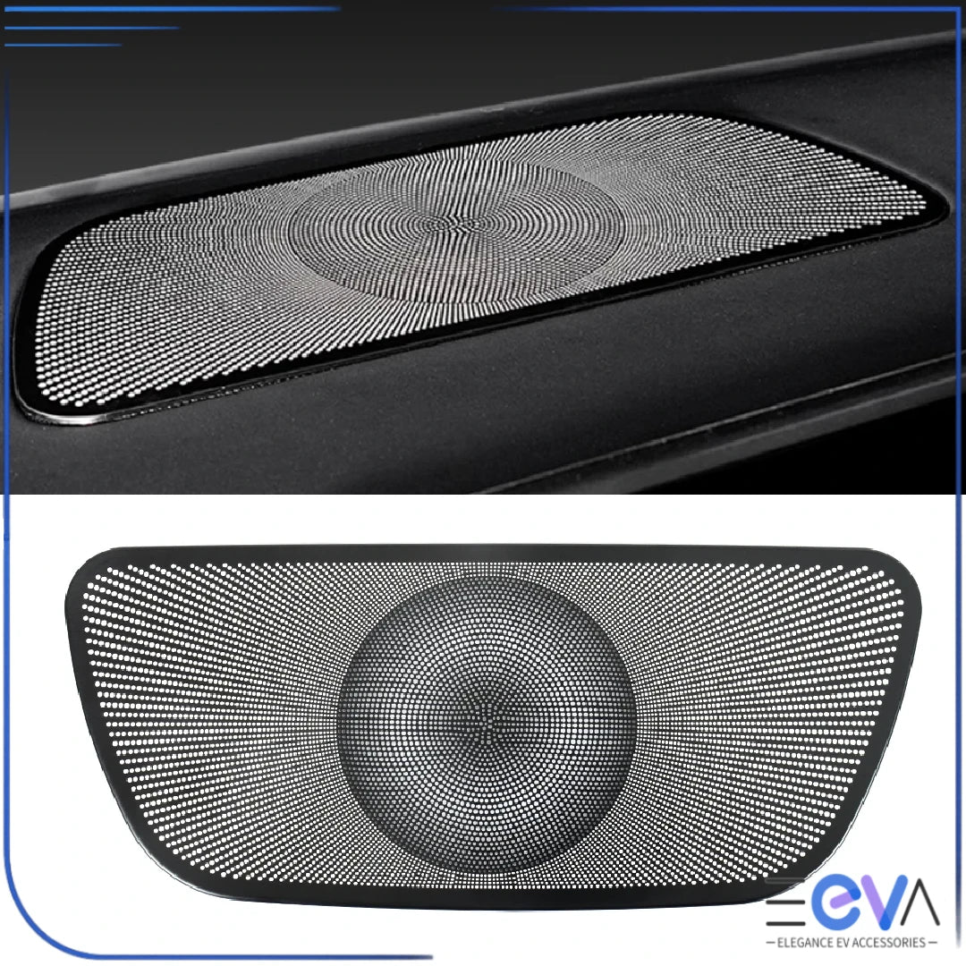 BYD Sealion 7 dashboard centre speaker cover trim in black finish installed on dash from EEVA Store Australia.