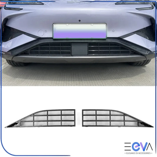 BYD Sealion 7 front grille mesh guard installed on the lower bumper, protecting the air intake from insects and road debris from EEVA Store Australia.