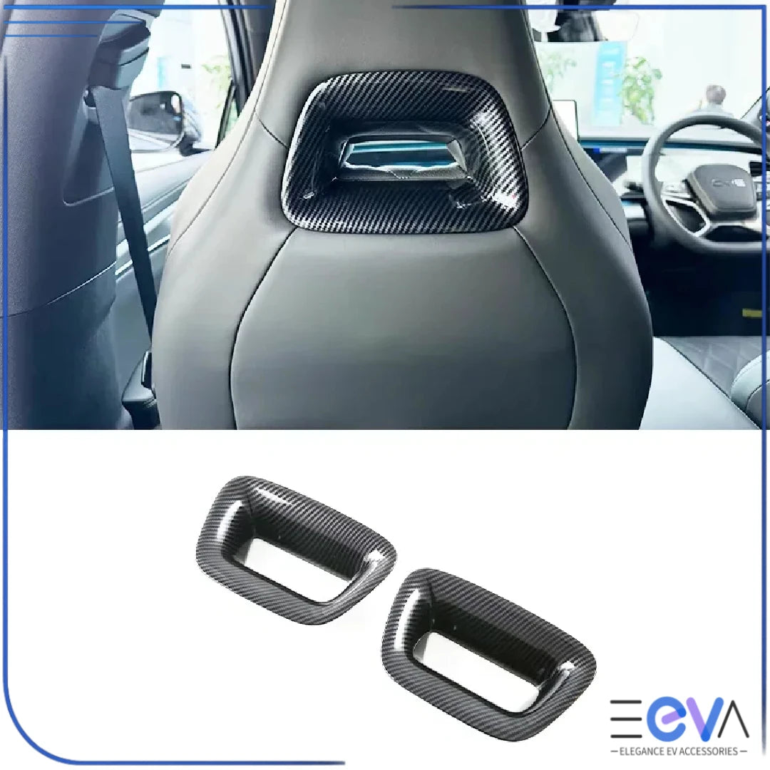BYD Sealion 7 front seat carbon fibre trim covers from EEVA Store Australia