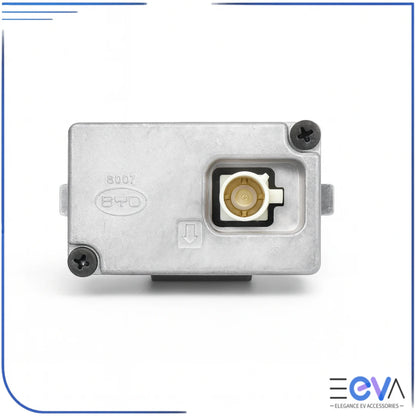 BYD Sealion 7 OEM dash cam rear connector view, silver housing from EEVA Store