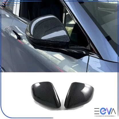 BYD Sealion 7 rear view mirror carbon fibre trim covers from EEVA Store Australia