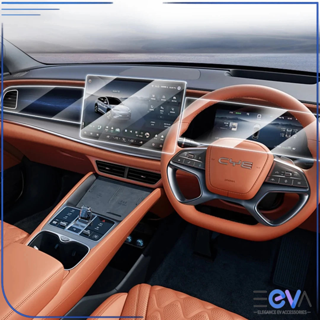 BYD Sealion 7 tempered glass dashboard screen protector – clear, anti-scratch, and fingerprint-resistant from EEVA Store