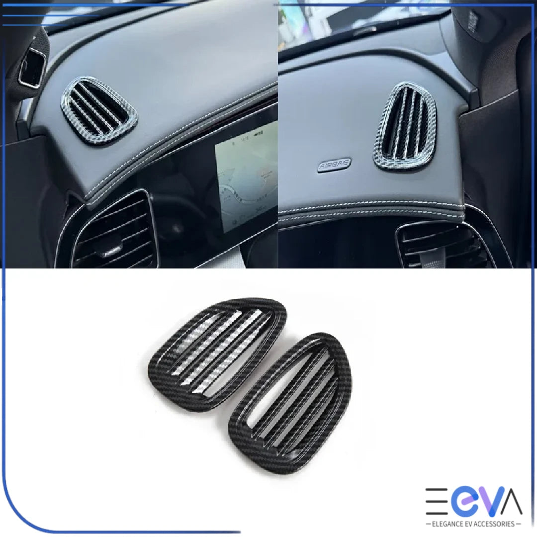 BYD Sealion 7 upper air vent carbon fibre trim covers from EEVA Store Australia